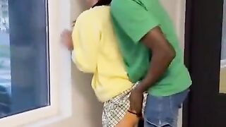 في المدرسه وحبيبها قفشها و هاج عليها فشخ كسها نيك سكس اجنبي  سكس تويتر مترجم عربي جودة عالية