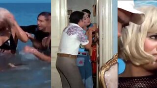 حفلة نييك جماعي علي ممثله مشهوره في البحر خمس شباب  منتديات سكس  قفشوها في الميه  نزله نيك فيها في طيزها و كسها