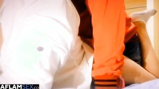 المموس هربت من المدرسه و راحت ل حبيبها البيت  سكس مصر عشان تتناك و يدلع كسها الممحون نايمها علي بطنها وفشخها نيك
