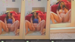 المموس الهايجه فاتحه وهي عريانه ملط   شرمها سكس  وبتصور نفسها في المرايا وهي قعده في الارض  عماله تدخل الخياره في كسها