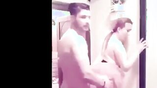 نتالي الشرموطه قفشت محصل الغاز ابو زبر كبير وقفها علي الحيطه وفلقس سكس مصري  طيزها فشخها نيك  عنيف في طيزها وكسها