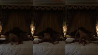 الجزء التاني قحبه مصريه عودها فرنساوي فاجر نطت  سكس مصري علي السرير تمتع كسها اول ما جه يجبهم حطت زبر في بوقها